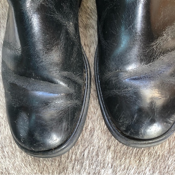 Timberland Mens Black leather Chelsea boot pull on style size 8.5 main image 4
